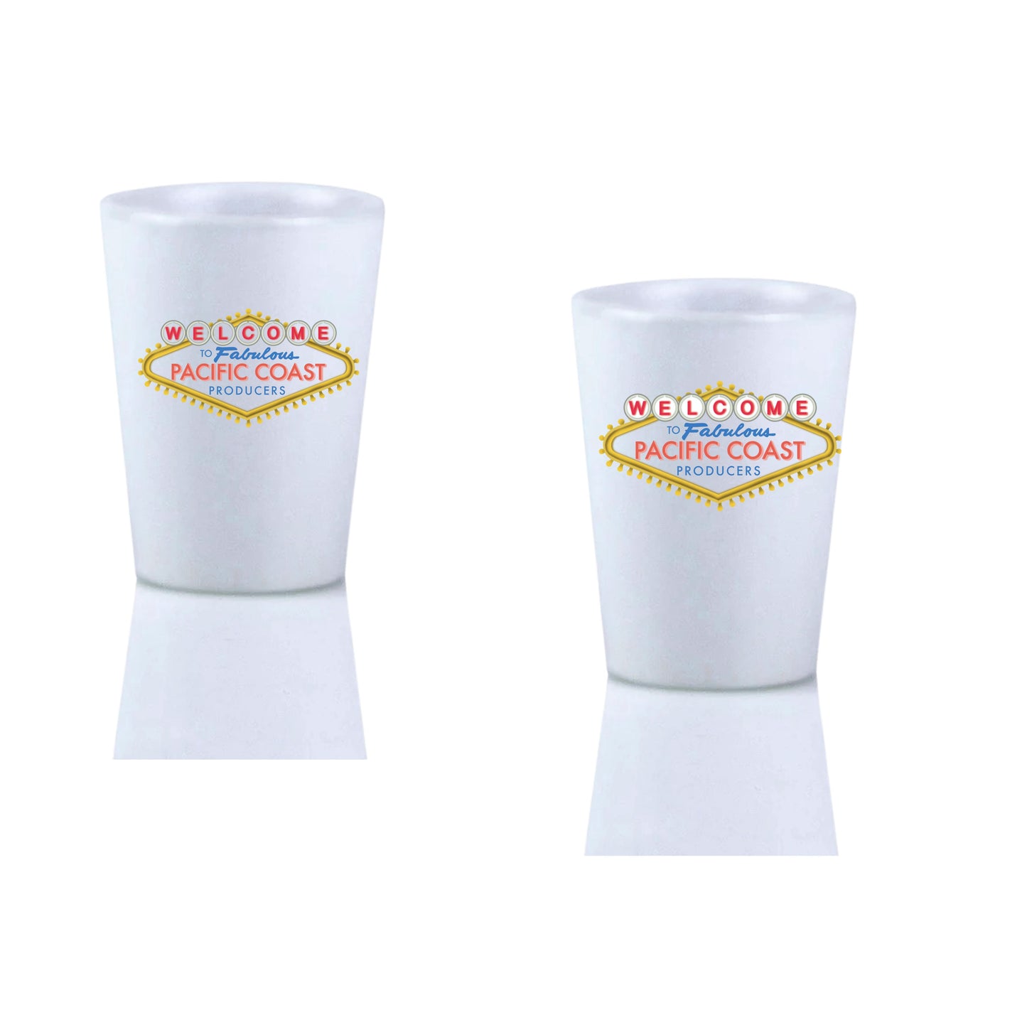 PCP Shot Glass - white