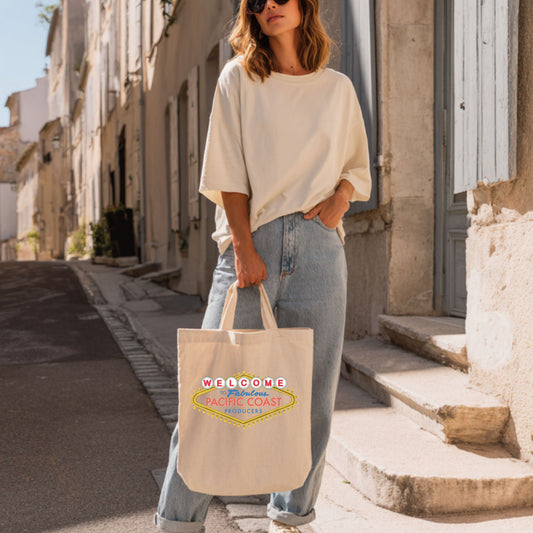 PCP Tote bag - white cotton