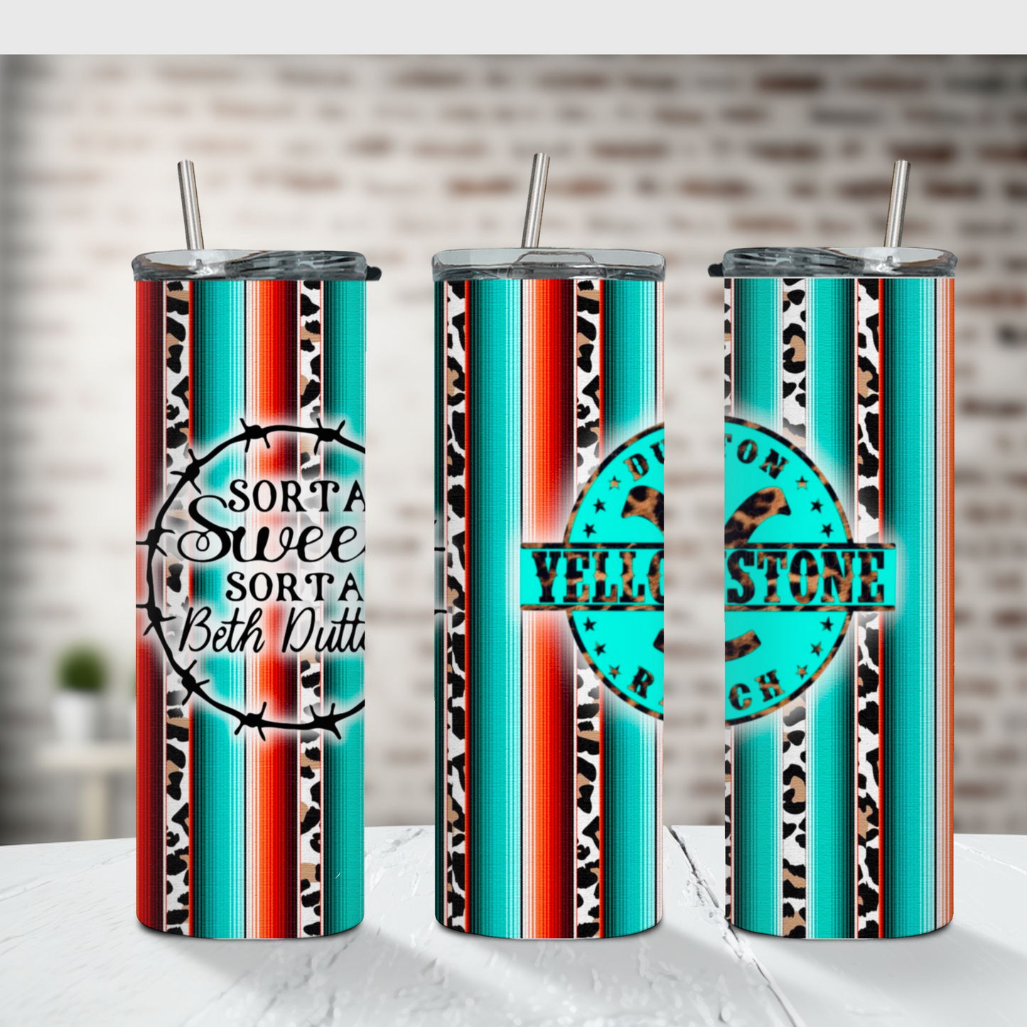 Sorta Sweet Sorta Beth Dutton Yellowston Tumbler 20 oz