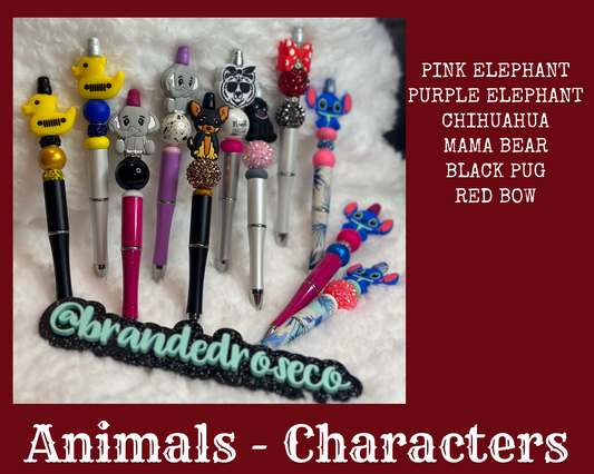 Pens - Animals Characters