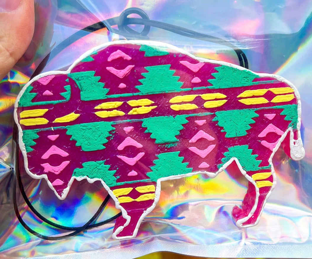 Car/Room Freshie - Aztec Bison