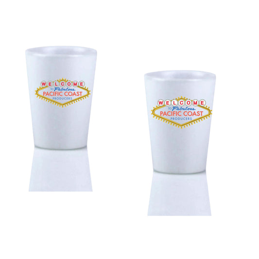 PCP Shot Glass - white