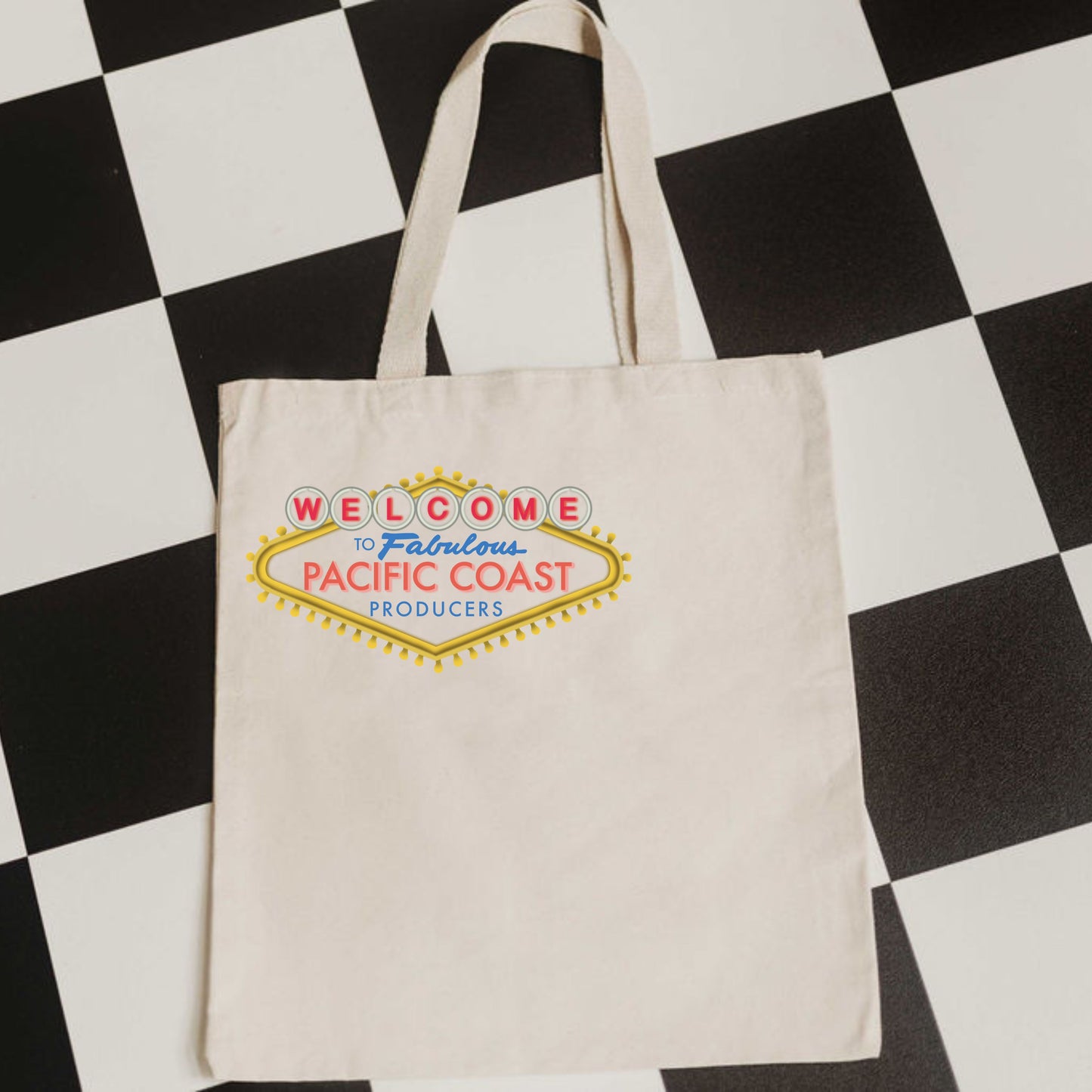 PCP Tote bag - white cotton