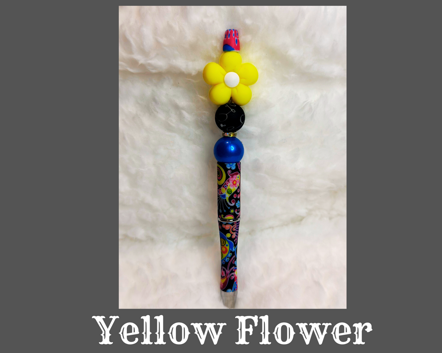 Pens - Yellow Flower