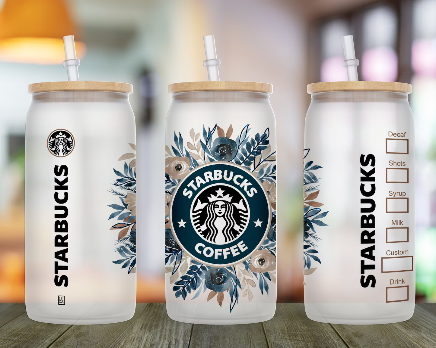 Glass Can - Starbucks Coffee