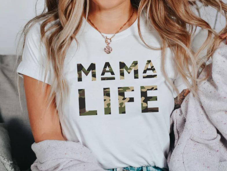 Mama Life Camo Print