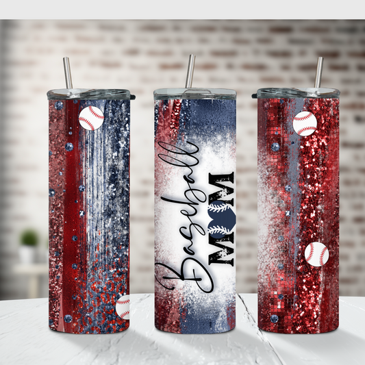 Baseball Mom Tumbler 20 oz