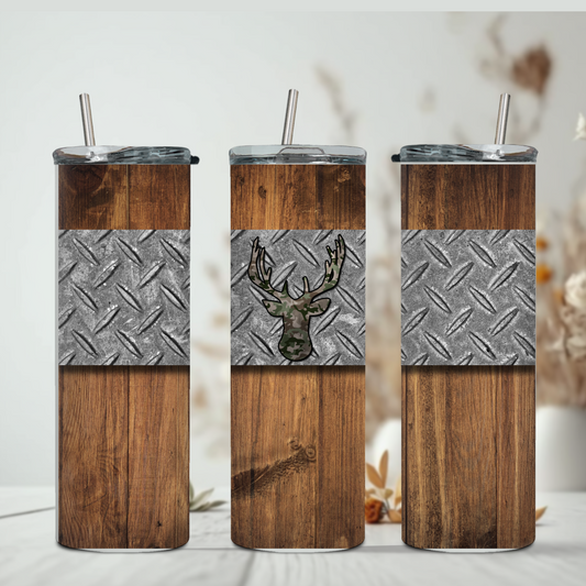 Buck wood like Tumbler 20 oz