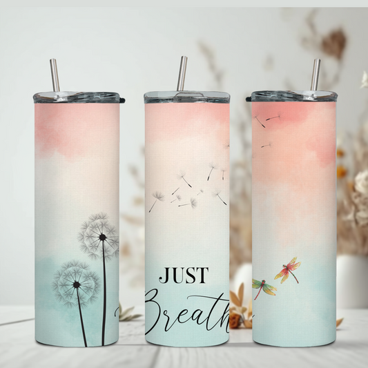 Just Breathe Tumbler 20 oz