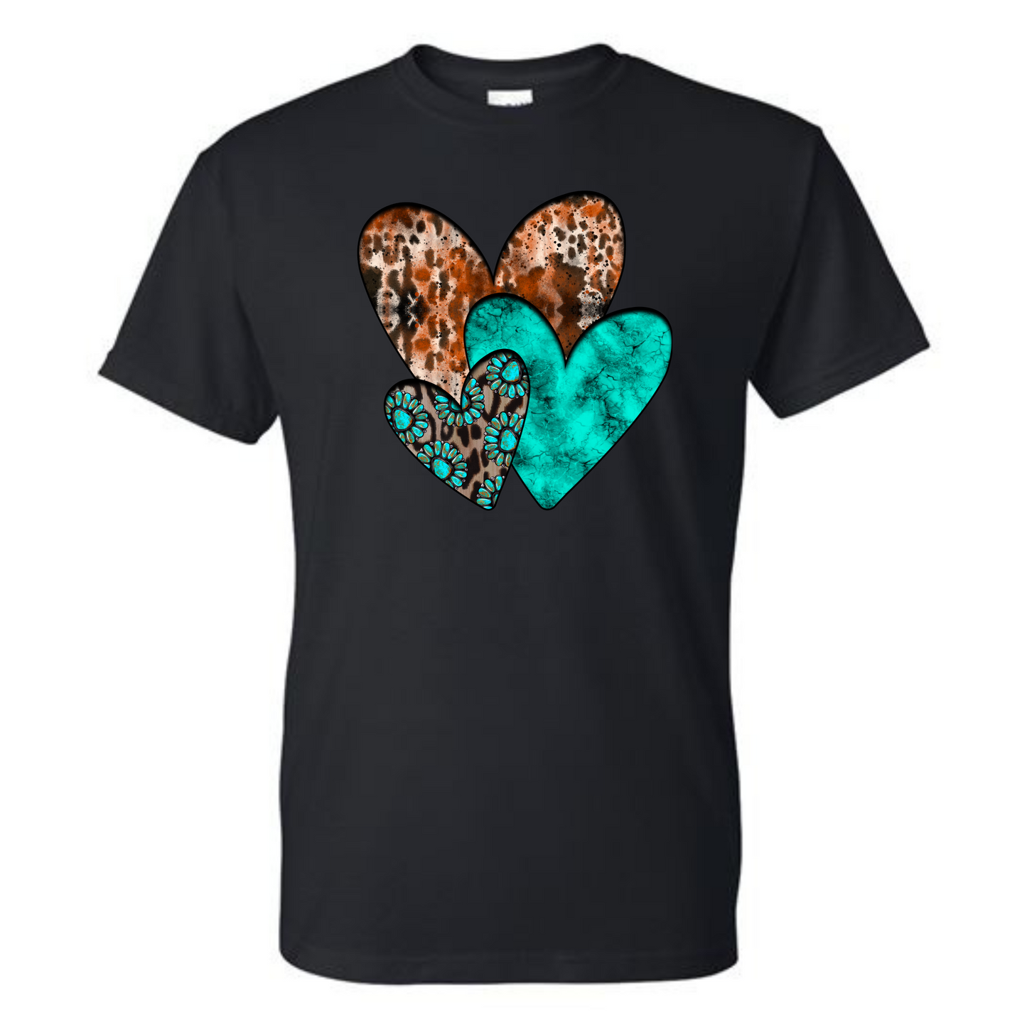 Turquoise Hearts